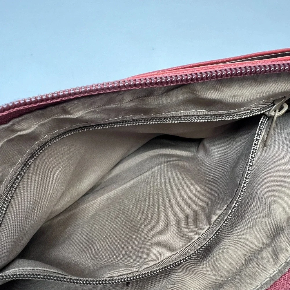 RELIC Small Leather Red Crossbody‎ Clutch Purse **NO strap